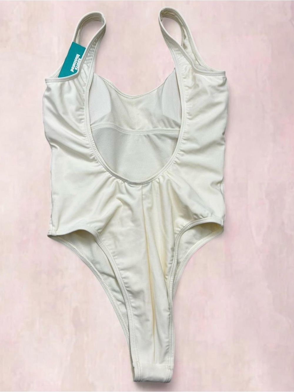 NWT Sports Illustrated Swim Cream One-Piece Swimsuit - Picture 5 of 6